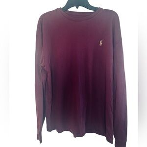 Polo Ralph Lauren Shirt Long Sleeve Wine Men’s Size: Medium
